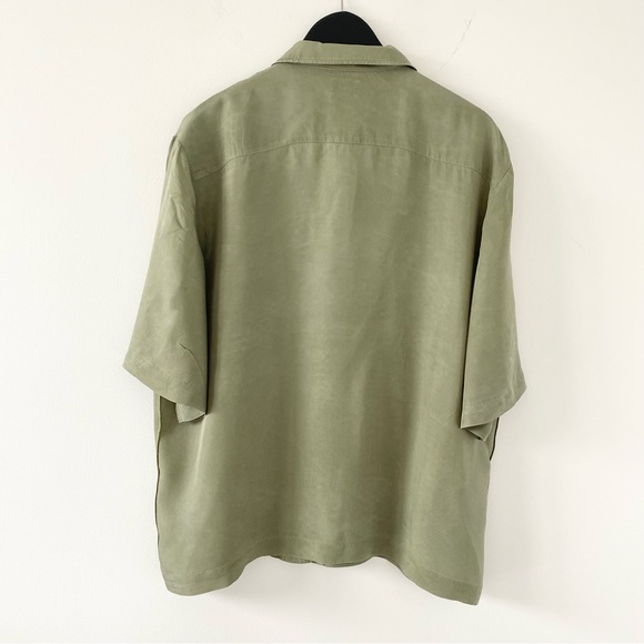 Aritzia Wilfred Aries Button-Up Short-Sleeve Bowler Blouse - Picture 3 of 10